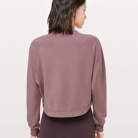 lululemon athletica Up High Pullover Sweatshirt - Mock Neck - Spanish Oak - Picture 4 of 14